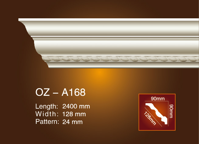 Original Factory Outside Corner Moulding -
 Carving Cornice Moulding OZ-A168 – Ouzhi