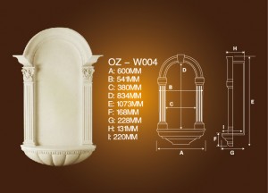 Combination Fireplace Wall Cage OZ-W004