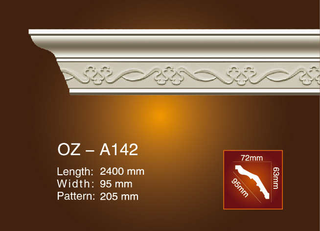 Hot-selling Gypsum Corner Mold -
 Carving Cornice Moulding OZ-A142 – Ouzhi