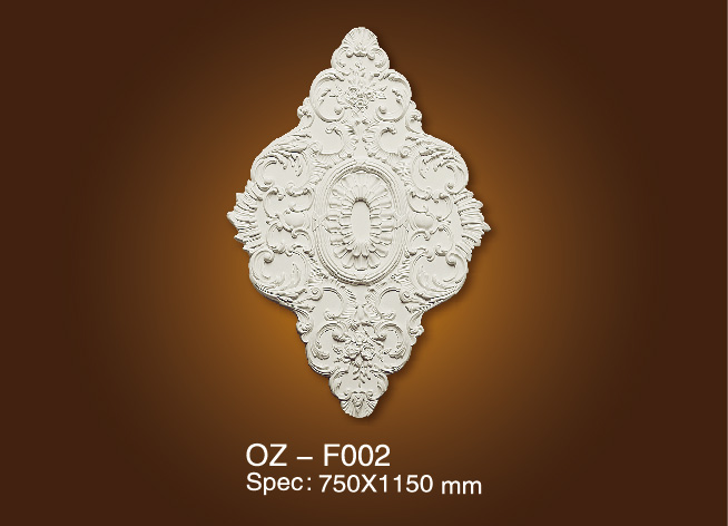 Reasonable price for 2016 Pop Glassfiber Gypsum Light Trough Design -
 Medallion OZ-F002 – Ouzhi