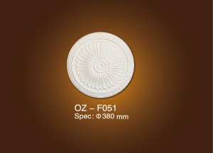 Online Exporter Polyurethane Foam Cornice Moulding -
 Medallion OZ-F051 – Ouzhi