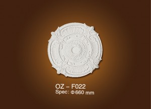 Low MOQ for Polyurethane Foam Chair Rail Moulding -<br />
 Medallion OZ-F022 - Ouzhi