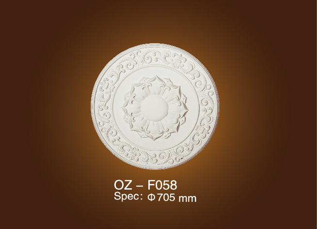 Popular Design for Flexible Pvc Mouldings -
 Medallion OZ-F058 – Ouzhi