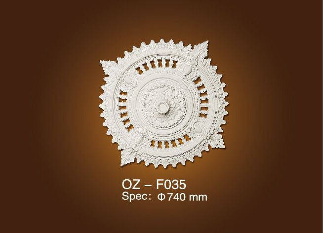 Cheapest Factory Egg And Dart Cornice Plaster Moulding -
 Medallion OZ-F035 – Ouzhi