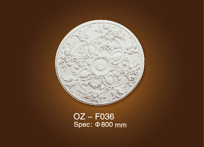 Factory made hot-sale Pu Carved Cornice Mouldings -
 Medallion OZ-F036 – Ouzhi