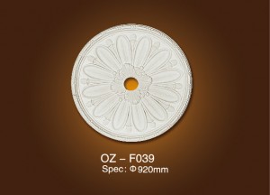 Factory made hot-sale Polyurethane Round Ceiling Medallions -
 Medallion OZ-F039 – Ouzhi