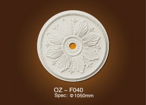 Best Price on Polyurethane Interior Crown Moulding -
 Medallion OZ-F040 – Ouzhi