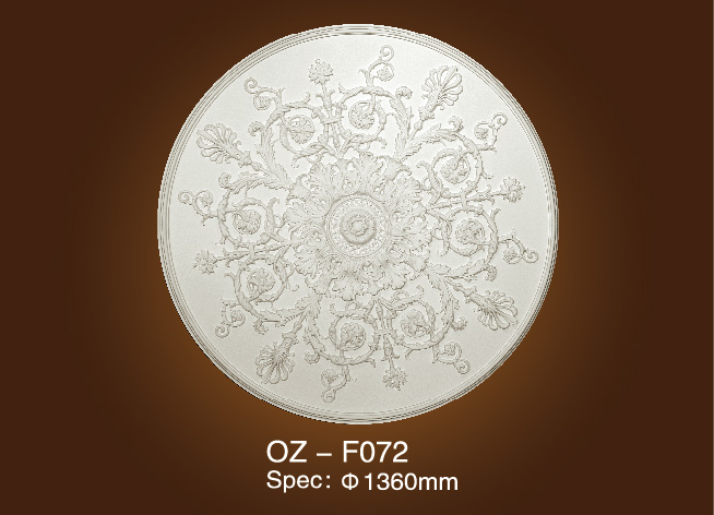 Manufacturer of Pu Polyurethane Edge Corner Trim -
 Medallion OZ-F072 – Ouzhi