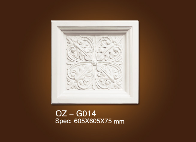 High definition Exterior Decorative Polyurethane Ceiling Cornice -
 Medallion OZ-G014 – Ouzhi