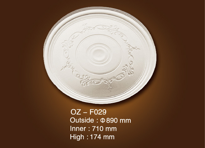 Top Quality Polyurethane Decorative Wall Panel Cornice Pu Moulding -
 Medallion OZ-F029 – Ouzhi