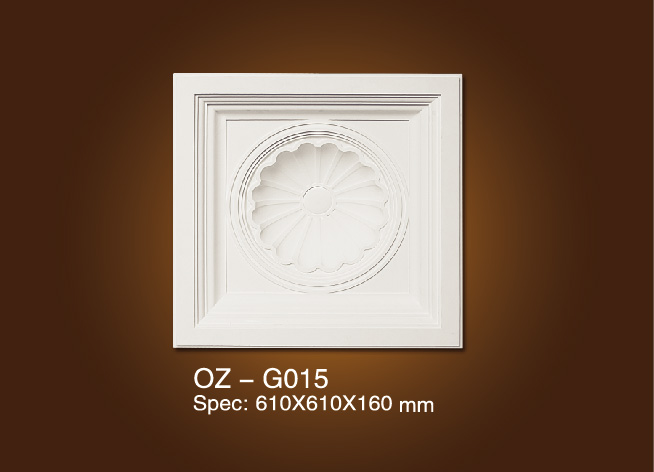 OEM Customized Decorative Ceiling Moulding -
 Medallion OZ-G015 – Ouzhi