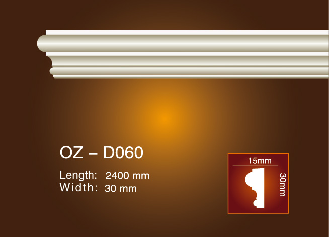 Hot-selling Polyurethane Meallion -
 Side Flat Wire OZ-D060 – Ouzhi