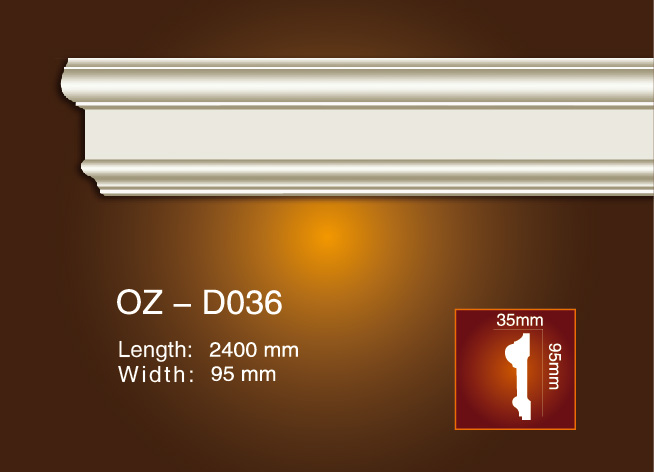 China Manufacturer for Carving Crown Moulding -
 Side Flat Wire OZ-D036 – Ouzhi