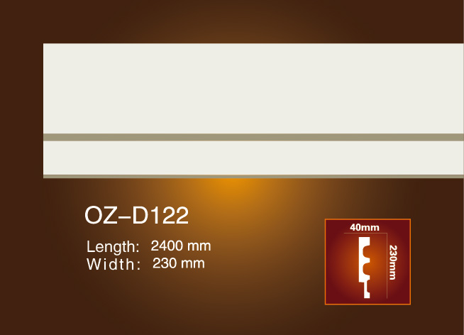 Cheap PriceList for Plaster Moulds To Paint -
 Side Flat Wire OZ-D122 – Ouzhi