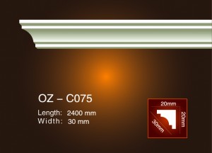 Discountable price Pu Ceiling Moulding -
 Plain Angle Line OZ-C075 – Ouzhi