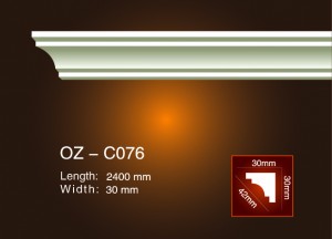 Factory Price For Decoration Cornice Mold -
 Plain Angle Line OZ-C076 – Ouzhi