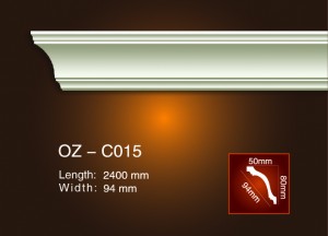 Factory Promotional Home Cornice Design Light Trough Line -
 Plain Angle Line OZ-C015 – Ouzhi