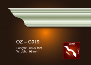 Fast delivery Decorative Moulding Frame -
 Plain Angle Line OZ-C019 – Ouzhi