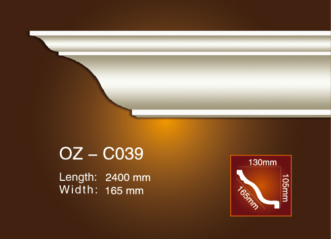 Factory Free sample Decorative Fireplace Surround -
 Plain Angle Line OZ-C039 – Ouzhi