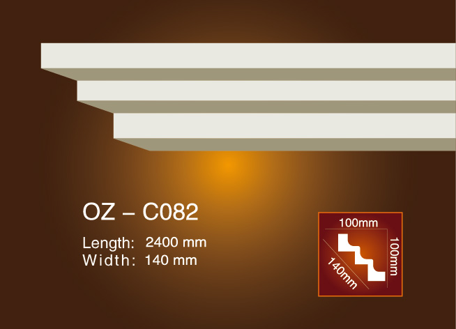 Personlized Products On Pu Foam Carving Ceiling Cornice -
 Plain Angle Line OZ-C082 – Ouzhi