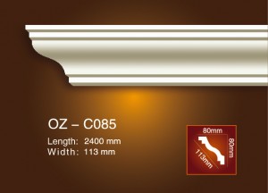 Manufacturing Companies for Polyurethane Fireplace Mantel -
 Plain Angle Line OZ-C085 – Ouzhi