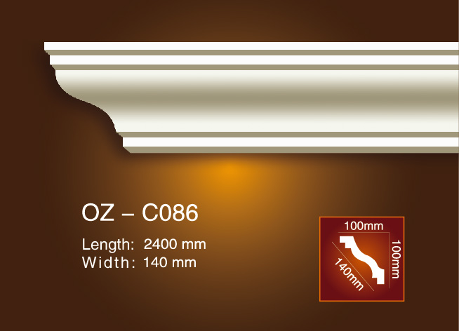 OEM/ODM China Interior Decorative Moulding -
 Plain Angle Line OZ-C086 – Ouzhi