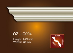 2017 New Style Plastic Cornice For Ceiling And Wall -
 Plain Angle Line OZ-C094 – Ouzhi
