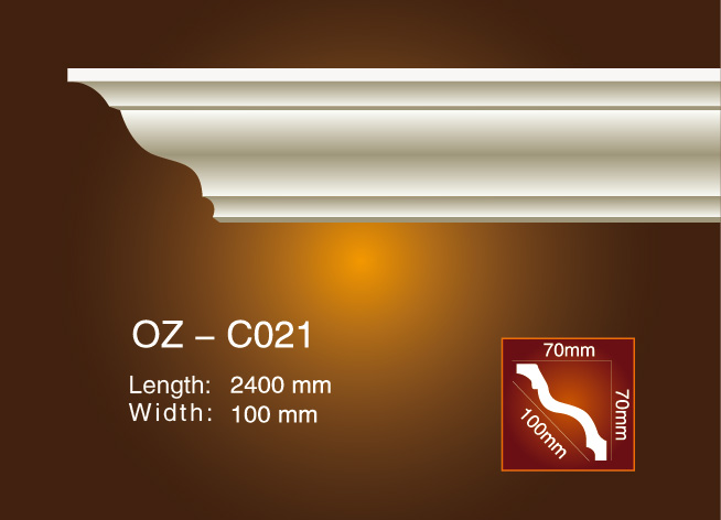 Low price for Polyurethane Cornice Mouldings -
 Plain Angle Line OZ-C021 – Ouzhi