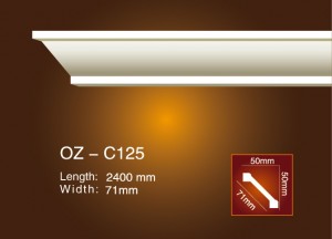 Factory Price For Polyurethane Crown Trim Moulding -
 Plain Angle Line OZ-C125 – Ouzhi