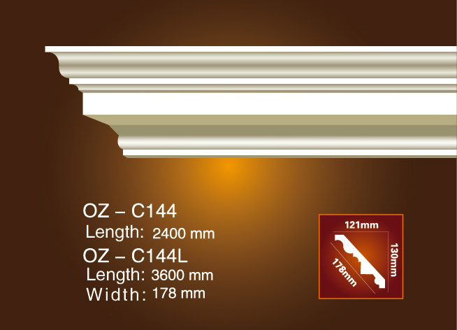 Hot Sale for Light Weight Material Pu Foam Flexible Crown Molding -
 Plain Angle Line OZ-C144 – Ouzhi