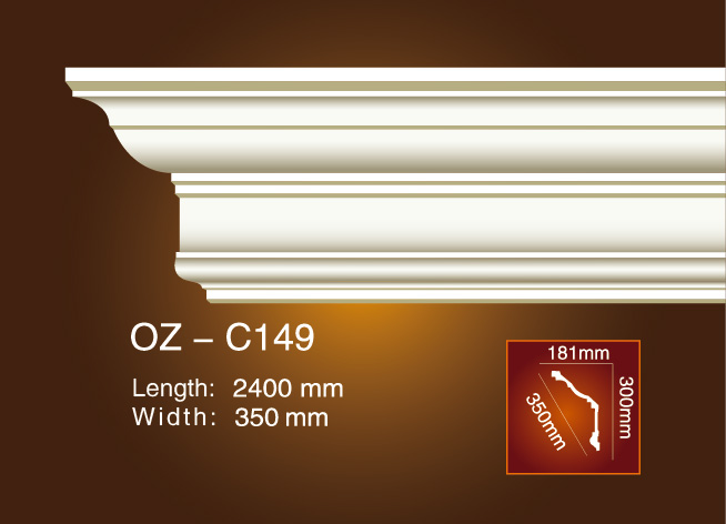China New Product Ceiling Tile Polyurethane -
 Plain Angle Line OZ-C149 – Ouzhi