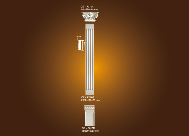 OEM/ODM Manufacturer Pu Decorative Corbel Exotic Corbels -
 PU Roman Column OZ-P010A-C – Ouzhi