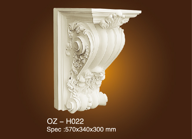 New Fashion Design for Eco-friendly Pu Plain Panel Moulding -
 Exotic Corbels OZ-H022 – Ouzhi