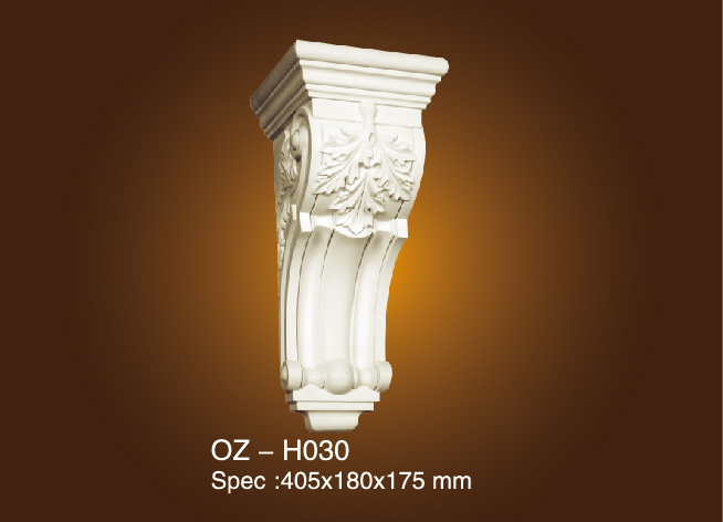 Factory Supply Pu Faux Wood Beams In Mouldings Fake Wooden Beams -
 Exotic Corbels OZ-H030 – Ouzhi