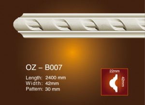 Hot New Products Pvc Marble Door Surround Moulding -
 Carved Flat Line OZ-B007 – Ouzhi