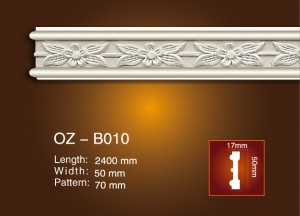 OEM Factory for Ceiling Cornice Pu -
 Carved Flat Line OZ-B010 – Ouzhi