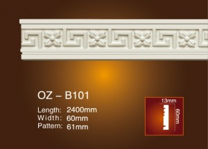 New Delivery for Architectural Foam Moulding Hzs011 -
 Carved Flat Line OZ-B101 – Ouzhi