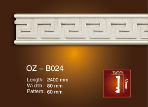 Reasonable price for Antique Frame Moulding -
 Carved Flat Line OZ-B024 – Ouzhi