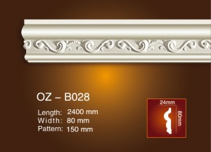 Super Purchasing for Wood Paneling For Fireplaces -
 Carved Flat Line OZ-B028 – Ouzhi