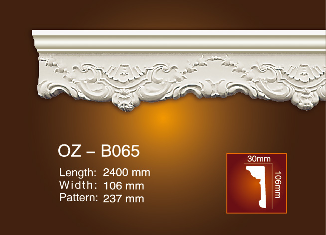 Factory wholesale Polyurethane Wall Panel Moulding -
 Carved Flat Line OZ-B065 – Ouzhi