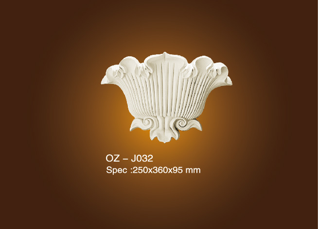 Reasonable price Outdoor Decorative Cornice Moulding -
 Decorative Flower OZ-J032 – Ouzhi