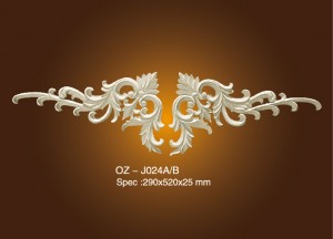 Bottom price Home Decoration Pop Design Moulding -
 Decorative Flower OZ-J024A/B – Ouzhi