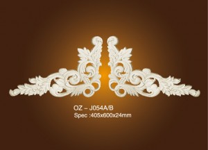 factory Outlets for Engineered Wood Moulding -
 Decorative Flower OZ-J054A/B – Ouzhi