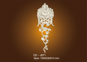 Discountable price Mouldings Cornice From China -
 Decorative Flower OZ-J071 – Ouzhi