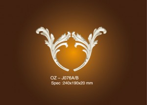 Reliable Supplier Gold Foil Frame Moulding -
 Decorative Flower J076A/B – Ouzhi