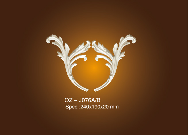 Reliable Supplier Gold Foil Frame Moulding -
 Decorative Flower J076A/B – Ouzhi