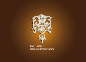 Europe style for Polystyrene Cornice With Assembled Part -
 Decorative Flower OZ-J068 – Ouzhi