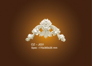 New Fashion Design for Eco-friendly Pu Plain Panel Moulding -
 Decorative Flower OZ-J031 – Ouzhi