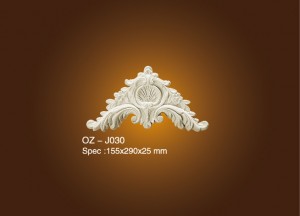 Excellent quality Wood Moulding Cornice -<br />
 Decorative Flower OZ-J030 - Ouzhi