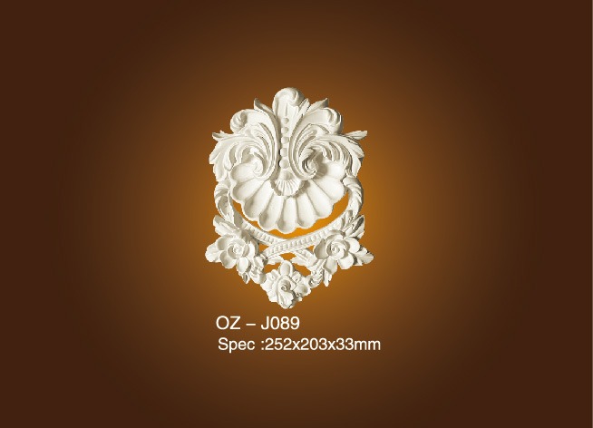 Factory Supply Decor Mouldings Interior Wall Skirting -
 Decorative Flower OZ-J089 – Ouzhi